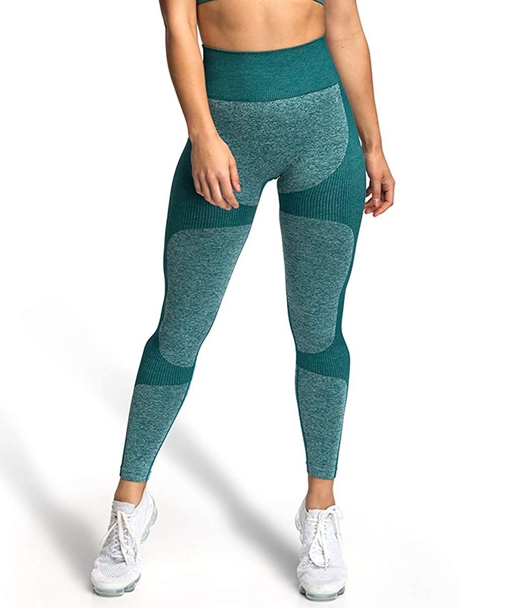 Women&apos;s Seamless High Waisted Yoga Leggings Stretch Gym Workout Running Leggings