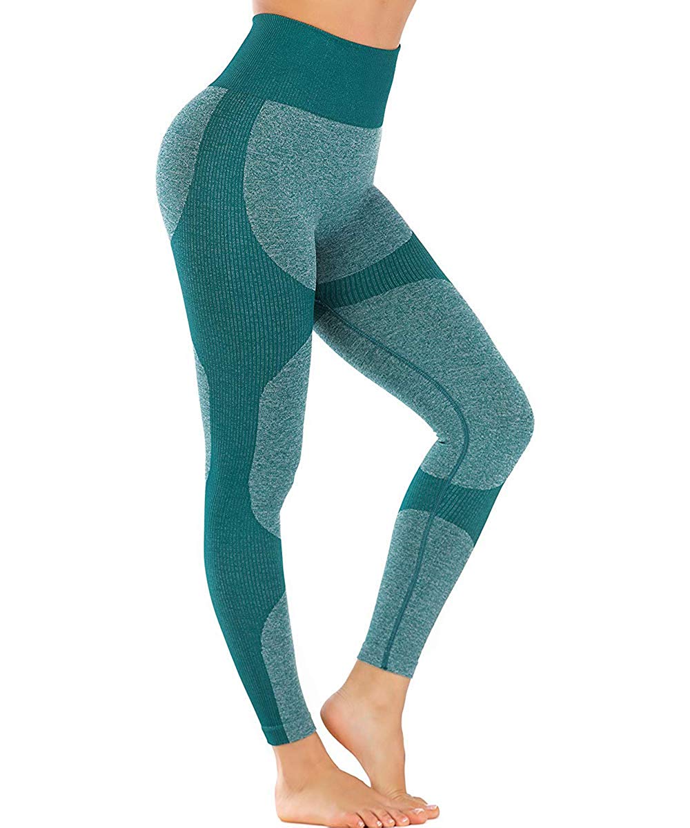 Women&apos;s Seamless High Waisted Yoga Leggings Stretch Gym Workout Running Leggings