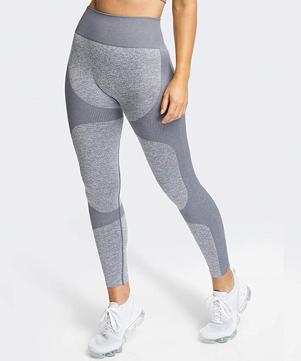 Women&apos;s Seamless High Waisted Yoga Leggings Stretch Gym Workout Running Leggings