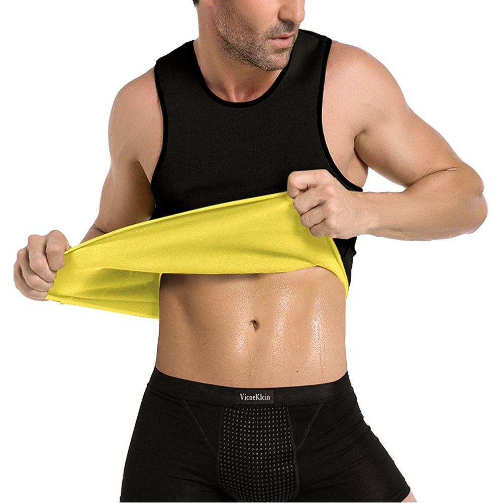 Suits man Slimming Body Shaper Sport Tummy Fat Burner Hot Weight Loss Sweat Sauna Vest Shapewear
