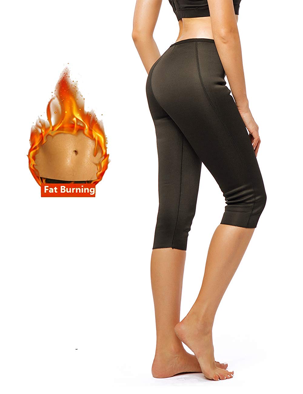 Women&apos;s Weight Loss Leggings Fits Swimming Sauna Yoga Gym for Slimming Promote Sweat Training Pants