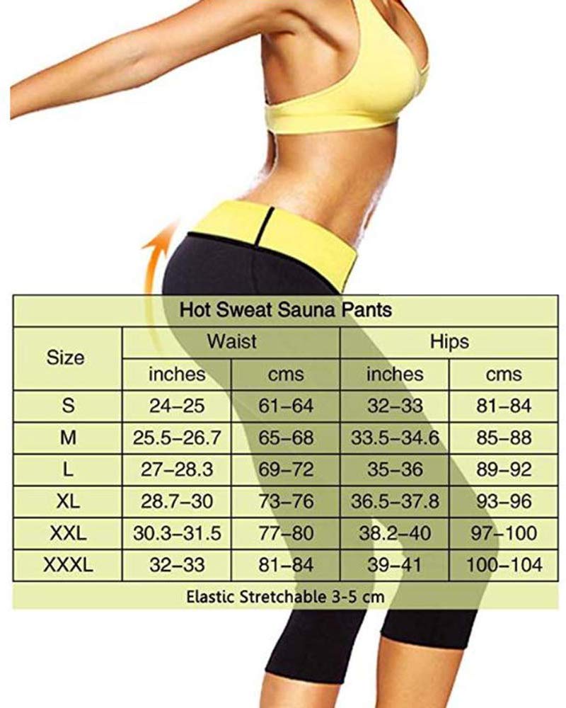 Women&apos;s Weight Loss Leggings Fits Swimming Sauna Yoga Gym for Slimming Promote Sweat Training Pants