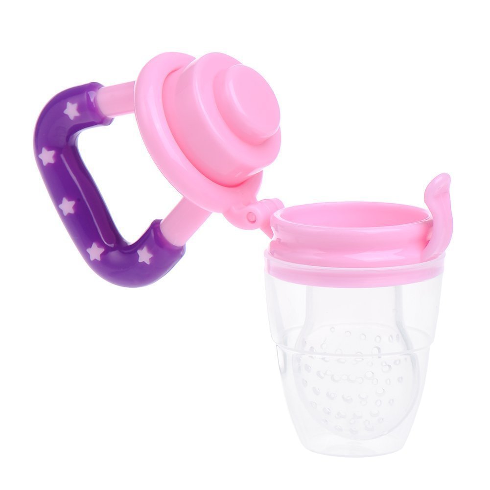 1pc Baby Dummy Pacifier Fresh Food/Fruit Feeder Feeding Nipple Weaning Teething Nipple Teat Pacifier