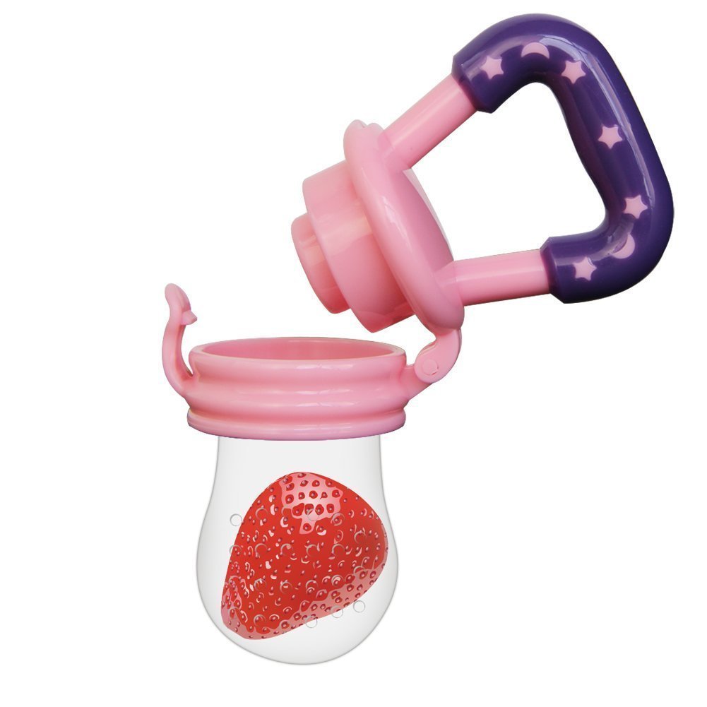 1pc Baby Dummy Pacifier Fresh Food/Fruit Feeder Feeding Nipple Weaning Teething Nipple Teat Pacifier