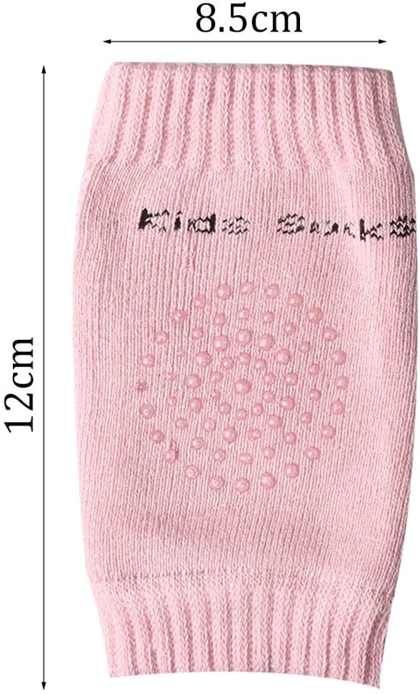5 Pairs Baby Knee Pads, Infant Toddler Anti-Slip Knee, Adjustable Elastic Baby Crawling Leg Warmers