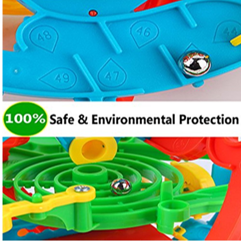 Magical Maze Ball Game 3D Intellect Ball with 100 Challenging Barriers 3D Labyrinth Ball Puzzle Toy