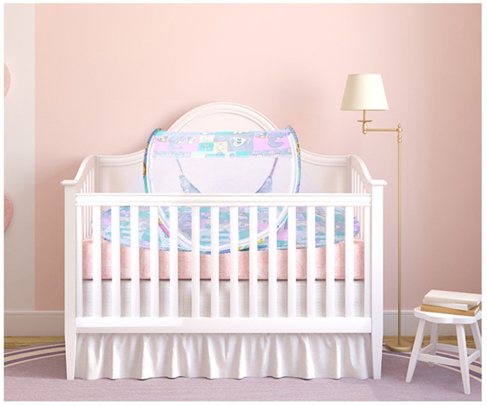 Baby Mosquito Net, Portable Infant Ttravel Crib Cot Foldable Cradle Bed Outdoor Home Use for Baby