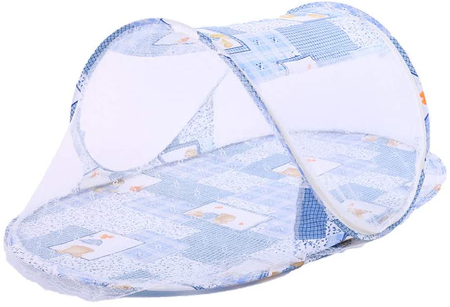 Baby Mosquito Net, Portable Infant Ttravel Crib Cot Foldable Cradle Bed Outdoor Home Use for Baby