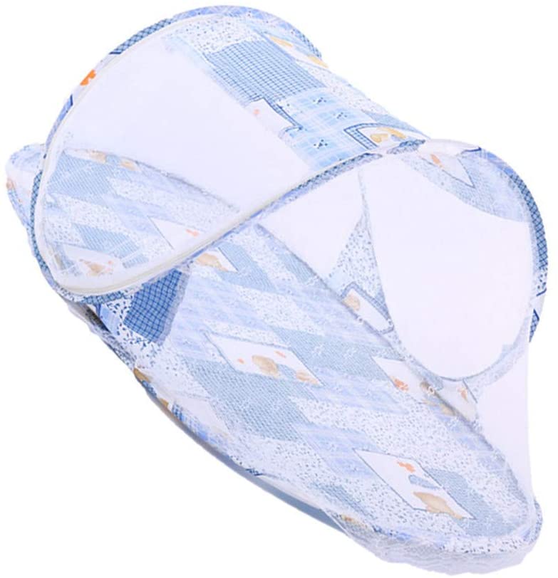 Baby Mosquito Net, Portable Infant Ttravel Crib Cot Foldable Cradle Bed Outdoor Home Use for Baby