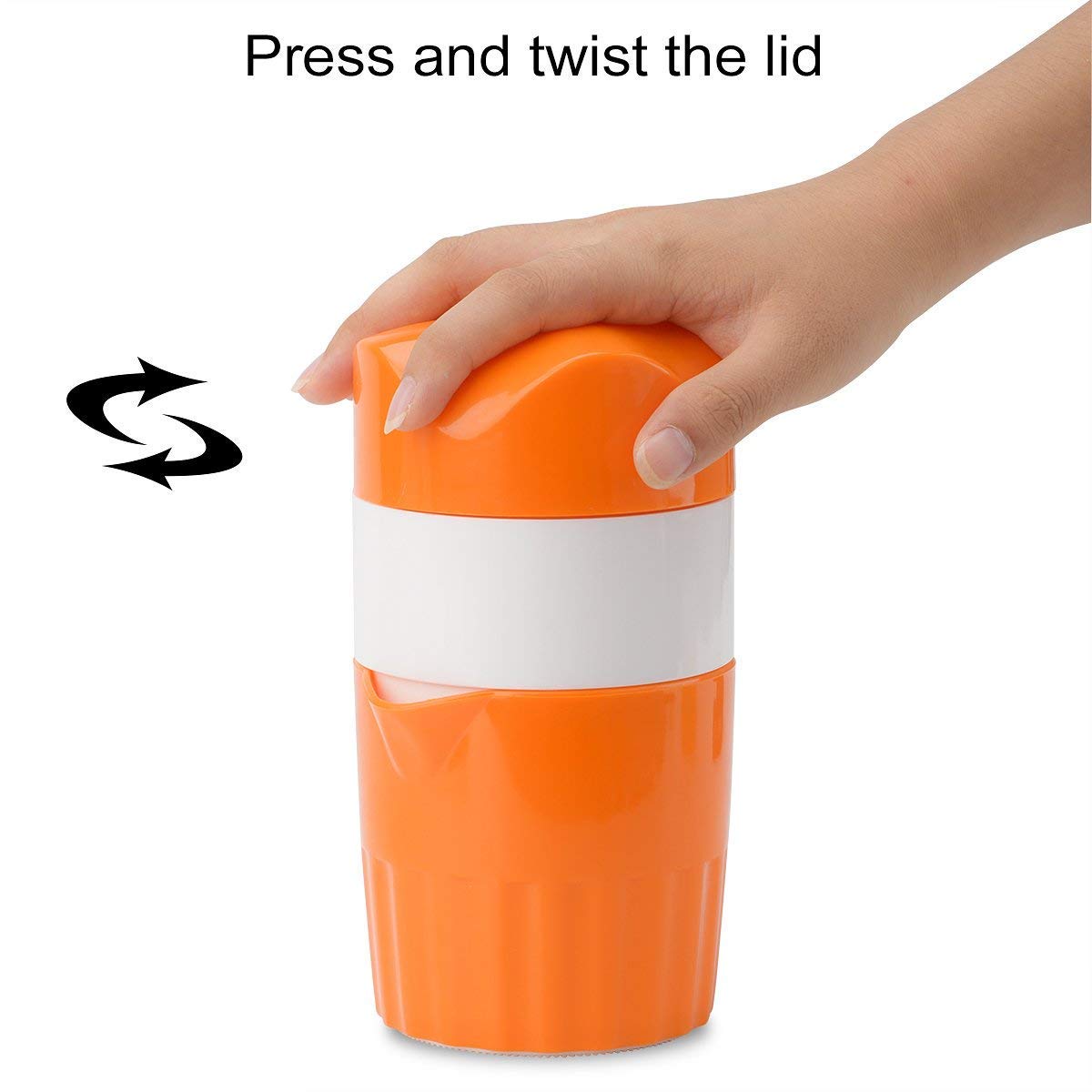 Citrus Orange Juicer Lemon Squeezer, Manual Hand Juicer with Strainer and Container,for Lemon,Orange