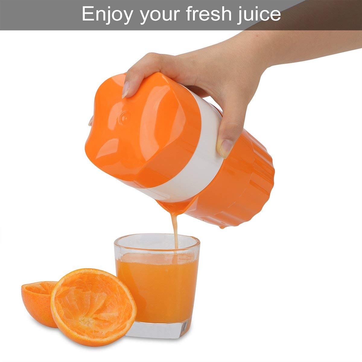 Citrus Orange Juicer Lemon Squeezer, Manual Hand Juicer with Strainer and Container,for Lemon,Orange