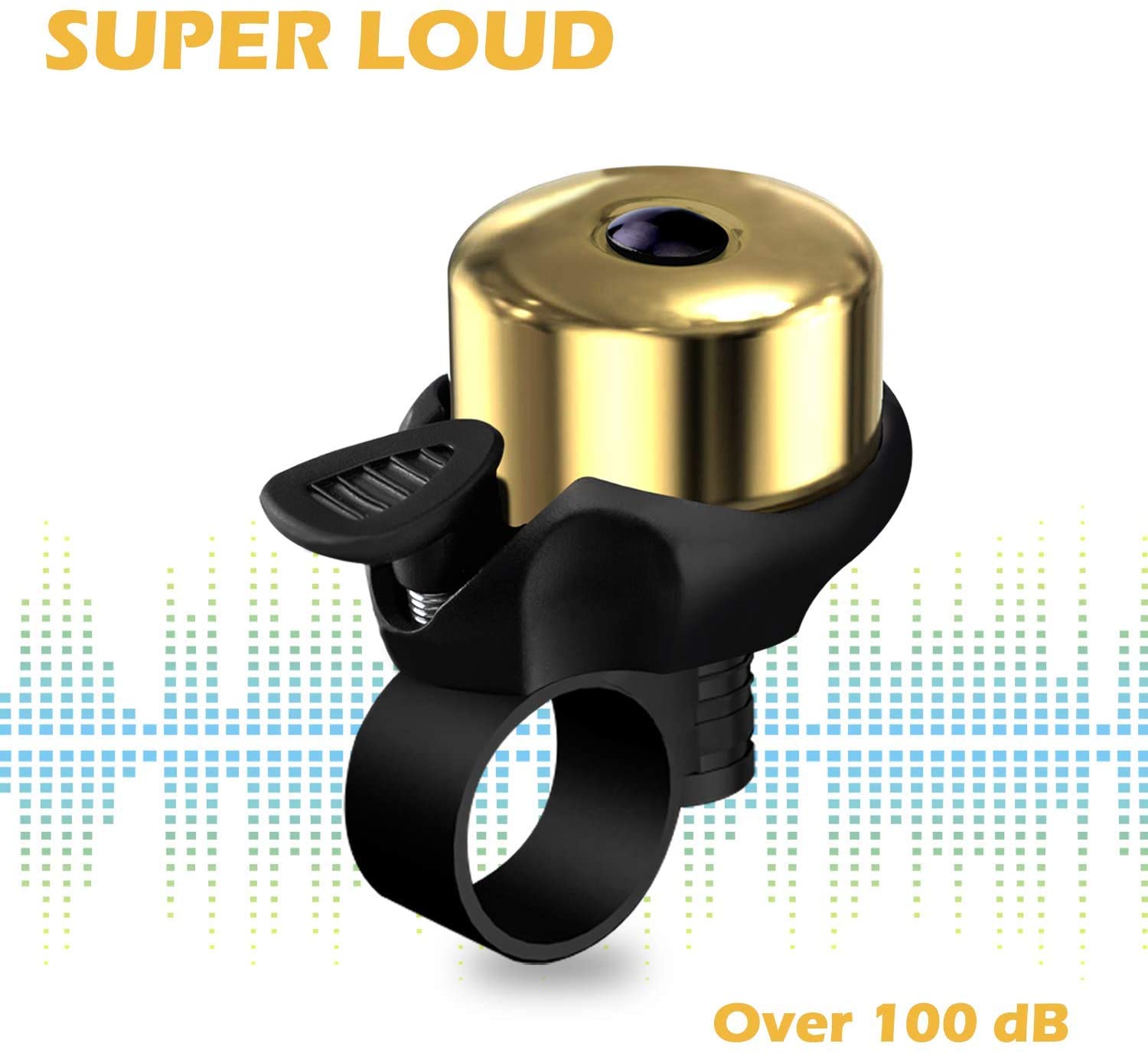 2 Pcs Copper Bike Bell, Classic Bicycle Bell Loud Sound Bike Ring for Road Bike,Accessories for Bike