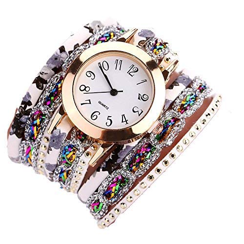 1pcs Wrist Watch Quartz Diamond Bracelet Ladies Women's Charm Leather Strap Jewelry Fashion Bangle