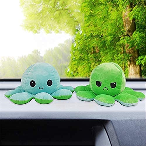 Cute Octopus Plush Toy, Double-Sided Flip Octopus Doll, Soft Reversible Octopus Stuffed Animals Doll