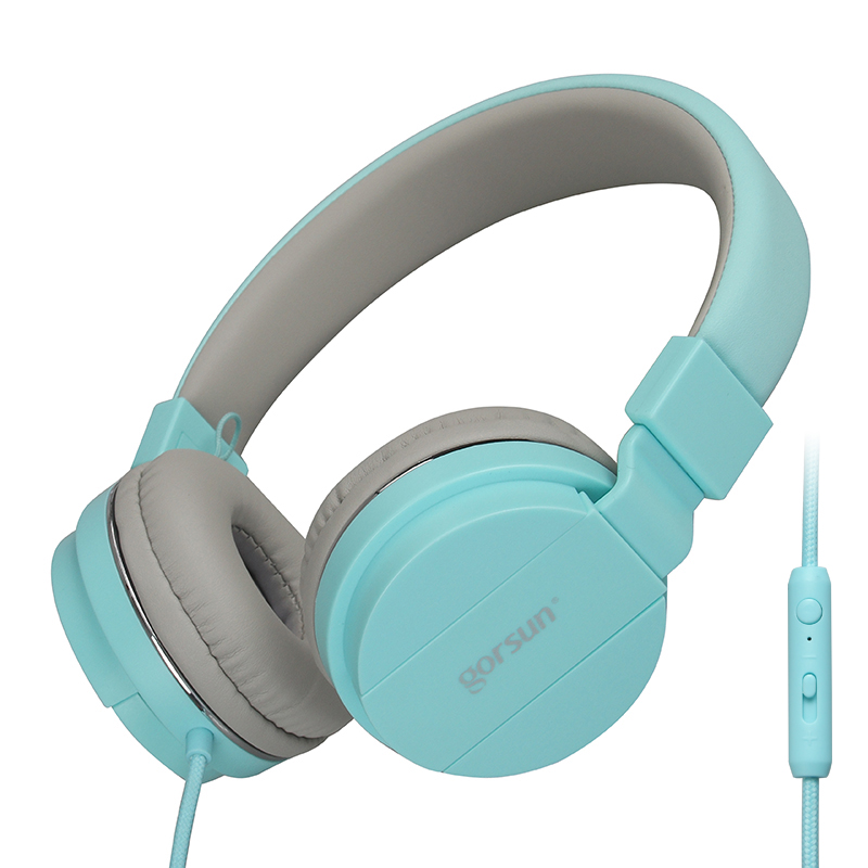 779 Bass Lightweight Stereo Foldable Wired Headphones for Kids Adjustable Headband Headset with Mic