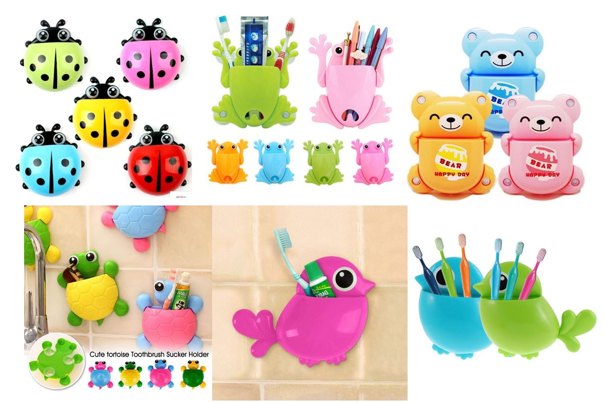 Multipurpose Bathroom Toothpaste Toothbrush Holders