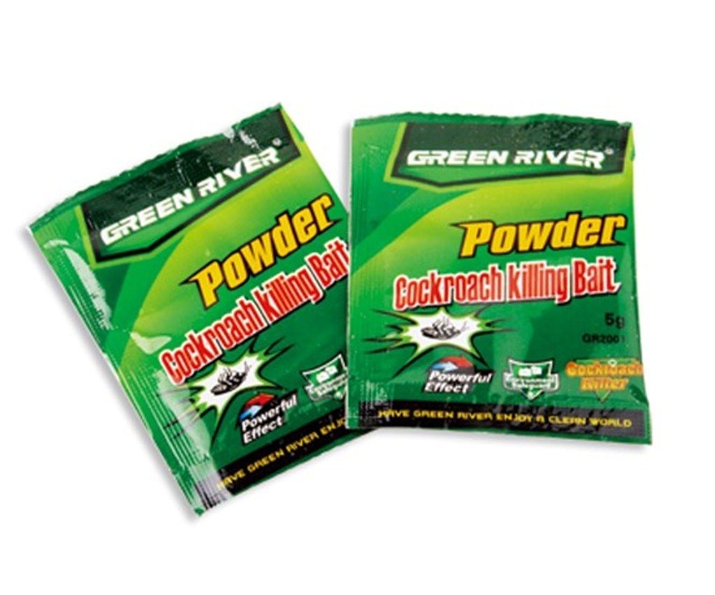 Cockroach Killing Bait Insecticide Powder - 50 Pcs per Box