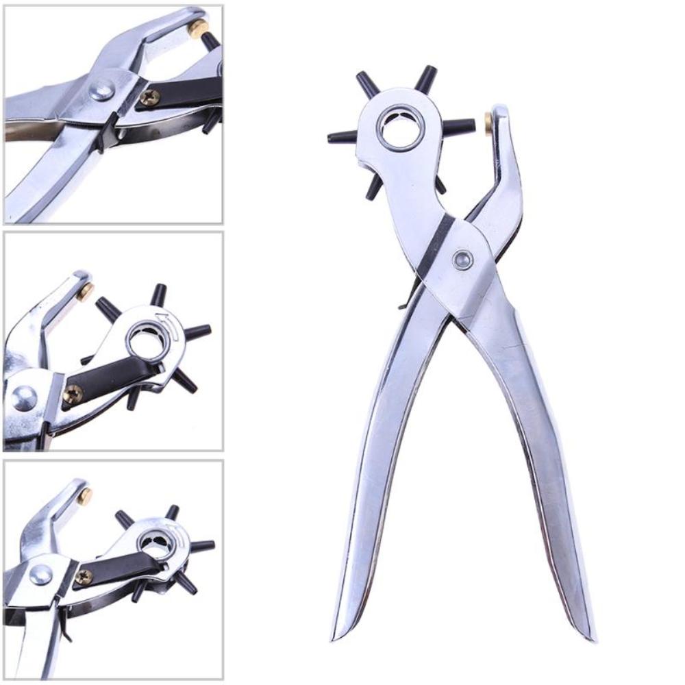 Stainless Steel Heavy Duty Leather Punch Hole Pliers