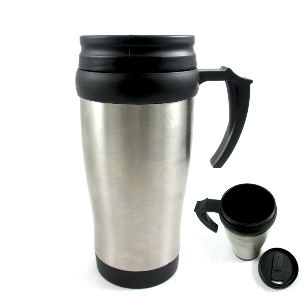 Stainless Steel Travel &amp; Commuter Coffee/Tea Hot Thermo Mug