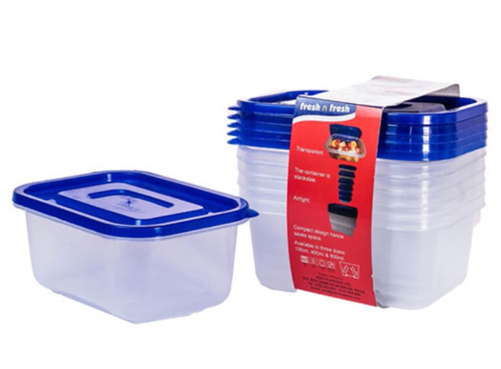 Multipurpose Plastic Food Storage Containers