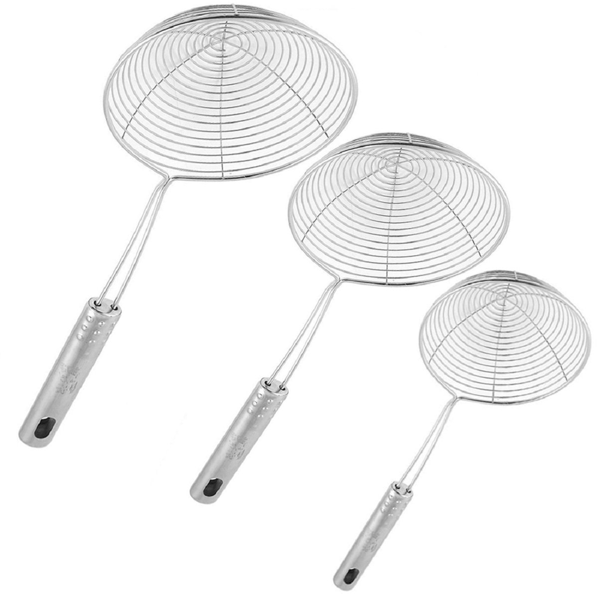 Stainless Steel Deep Fryer Mesh Skimmer Strainers