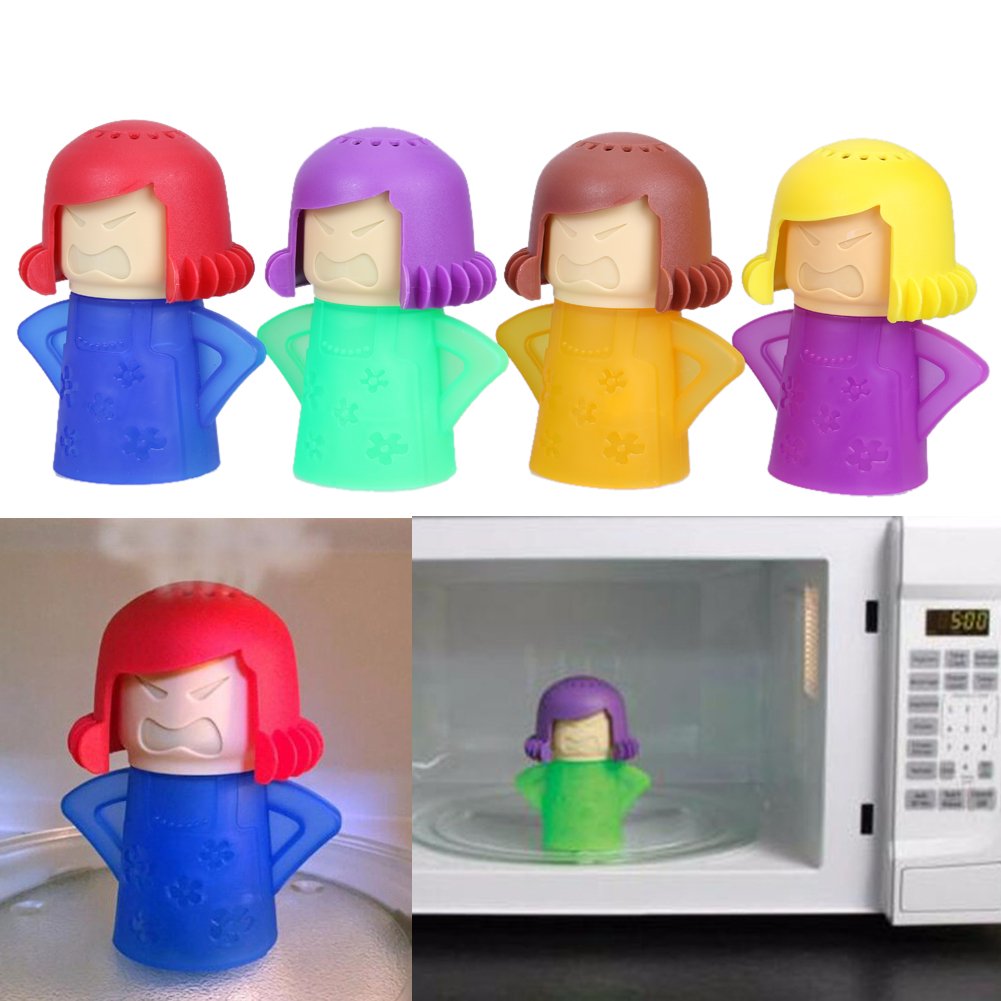 Angry Mama Kitchen Microwave Steam Cleaner Gadget