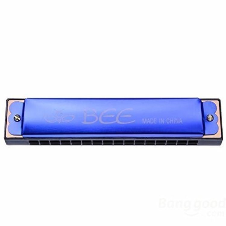 Mouth Organ Harmonica with 24 Holes, Kids Children Adult Musical Instrument - 1 Pc