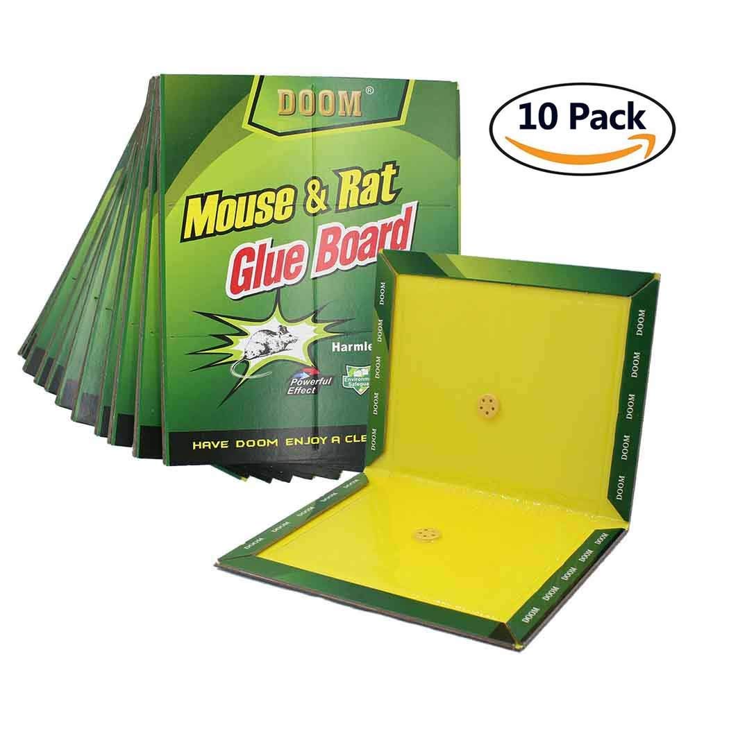 Multipurpose Sticky Mouse Rat Glue Board Traps - 10 Pack