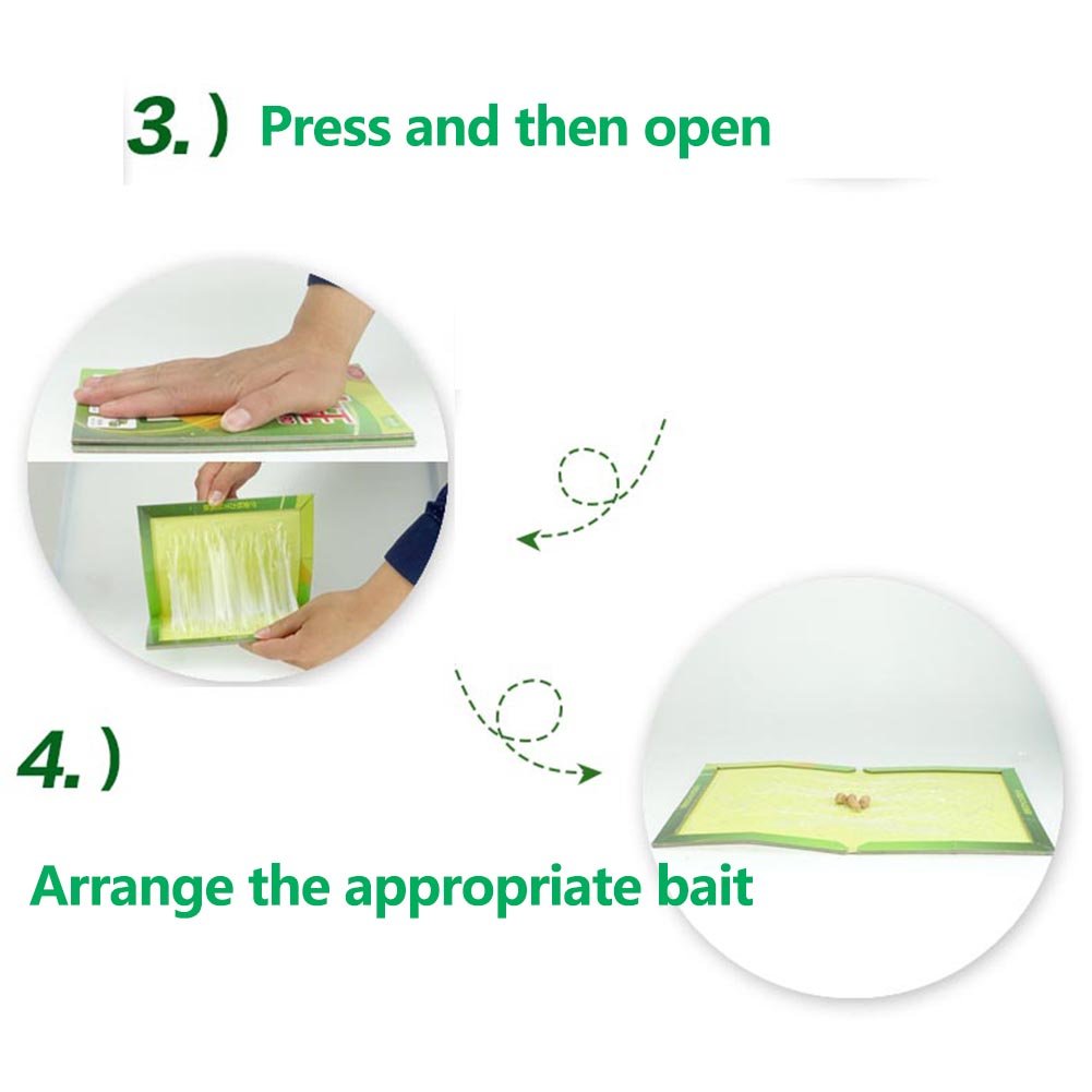 Multipurpose Sticky Mouse Rat Glue Board Traps - 10 Pack