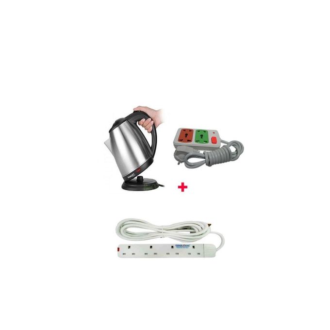Cordless Electric Kettle 2 L + 2 FREE Power Extension