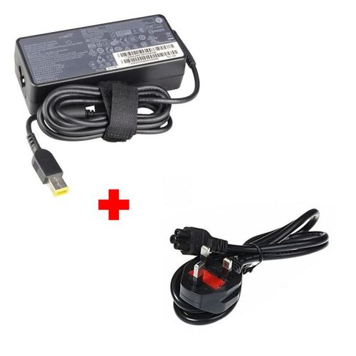 Lenovo Charger 20V 3.25A 65W USB Pin laptop adapter complete with power cable