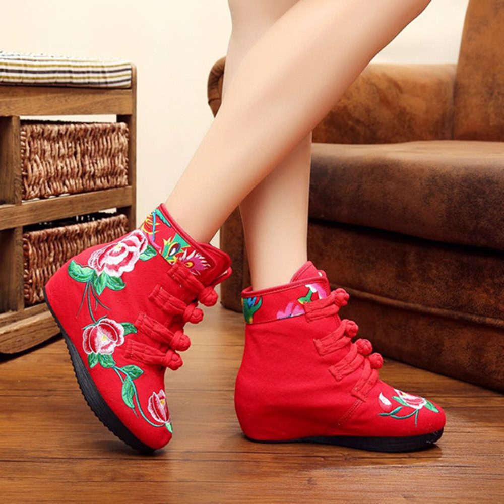 Women Boots Ladies Boots Women's Chinese Style Boots Shoes Women Rubber Shoes For Women Shoes