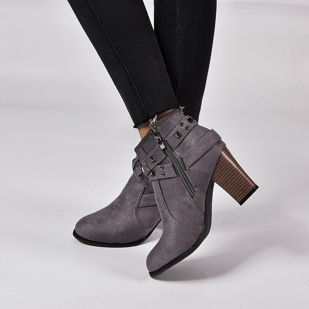 Women Boots Women&apos;s Diamond Studded Buckle Boots Ladies Rubber Shoes Boots Shoes For Women Shoes