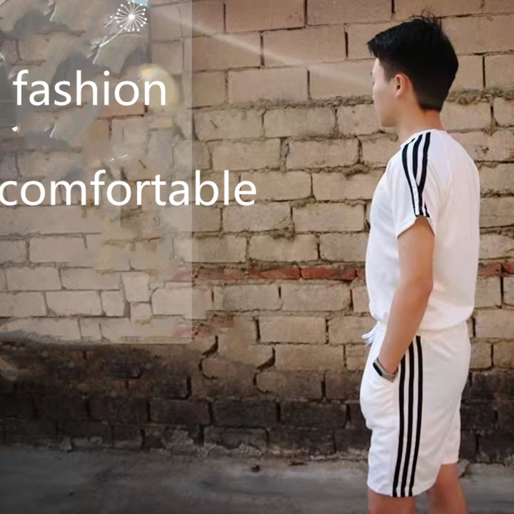 Men's Clothes Men T-shirts Men Suits Men's Sportswear Two Piece Set (Clothes + Pants) Clothing