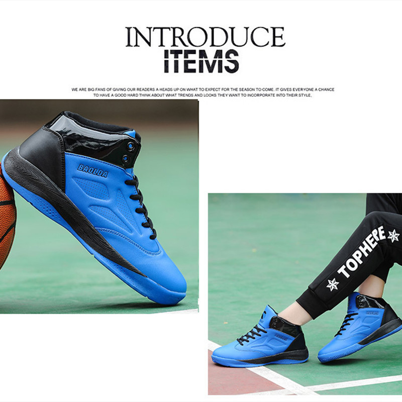 Basketball Shoes Men&apos;s Shoes Sports Shoes Running Shoes Student Basketball Shoes High-top Shoes