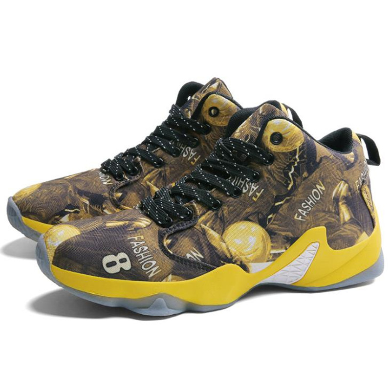 Basketball Shoes Men's Camouflage High-top Shoes Sports Shoes Basketball Shoes High-top Sneakers