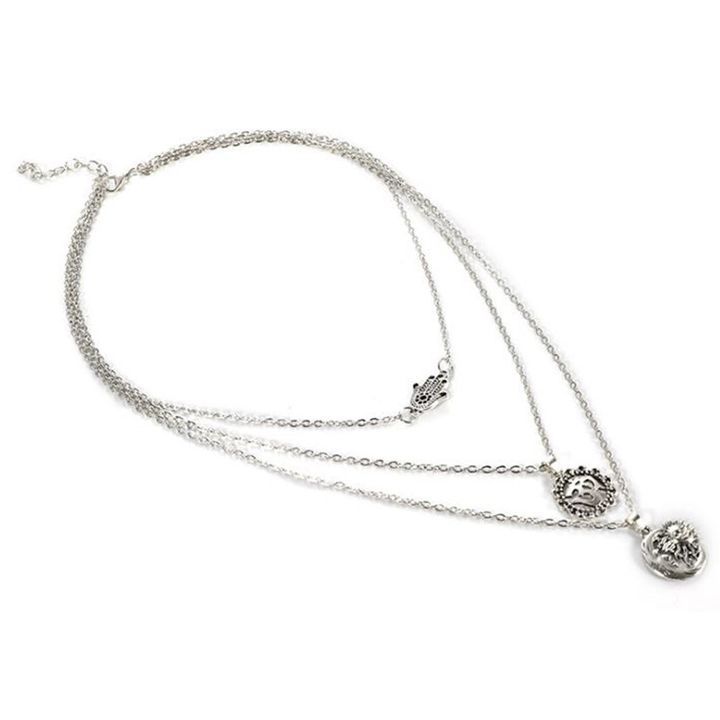 Necklaces Women Necklaces Ladies Pendants Palm Sun Multilayer Necklace Women Pendants