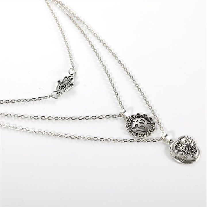 Necklaces Women Necklaces Ladies Pendants Palm Sun Multilayer Necklace Women Pendants