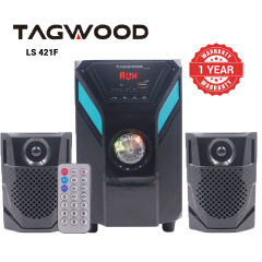 TAGWOOD LS-421F  2.1CH 6000W PMPO WOOFER Home Audio SPEAKER BLUETOOTH/FM/SD/USB Subwoofer Speaker System