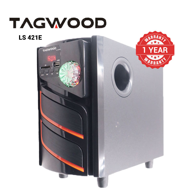 TAGWOOD LS-421E  2.1CH 6000W PMPO WOOFER Home Audio SPEAKER BLUETOOTH/FM/SB/USB Subwoofer Speaker System