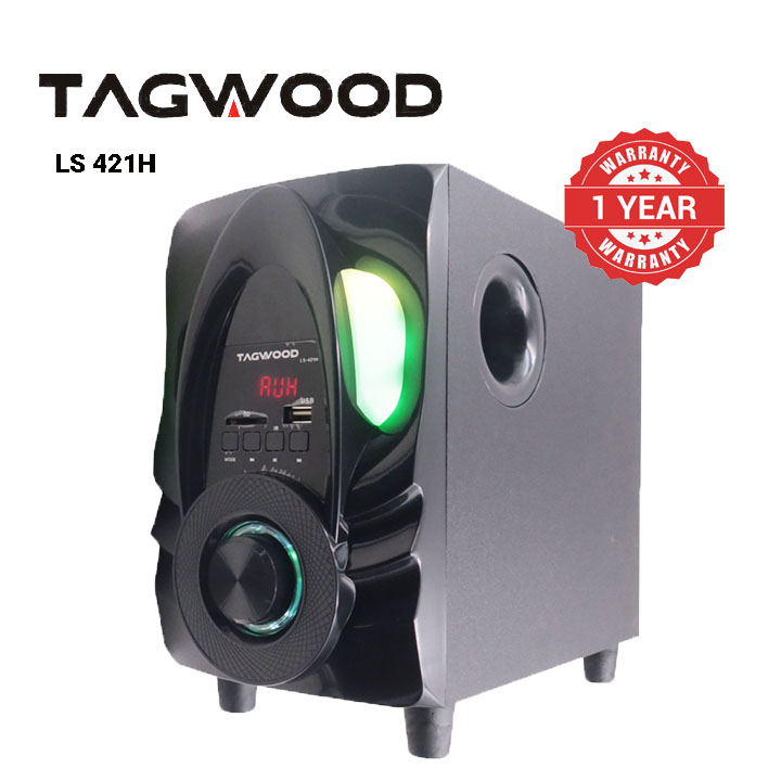 TAGWOOD LS-421H 2.1CH 6000W PMPO WOOFER Home Audio SPEAKER BLUETOOTH/FM/SB/USB Subwoofer Speaker System