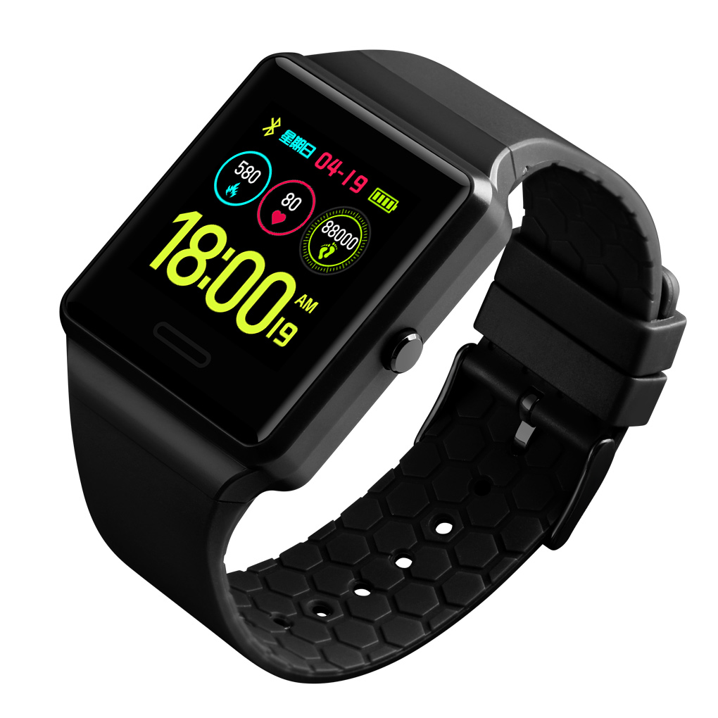 SKMEI Men&apos;s Women&apos;s  Smart LED Screen Pedometer Touchscreen Calorie Heart rate Bluetooth watch