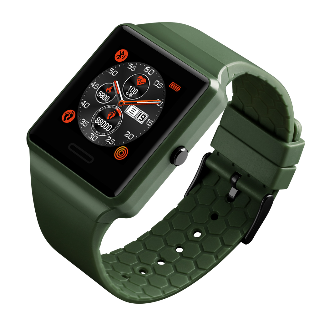 SKMEI Men&apos;s Women&apos;s  Smart LED Screen Pedometer Touchscreen Calorie Heart rate Bluetooth watch