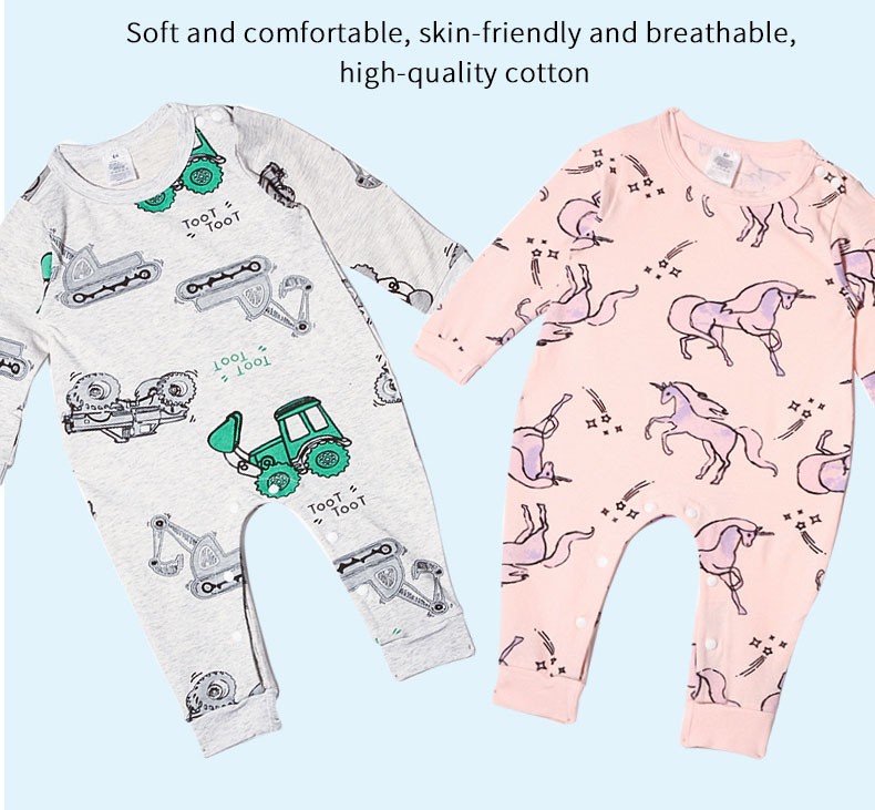 Creeper Baby Clothes Baby Clothes Thin BABY BODYSUIT LONG SLEEVE BODYSUIT