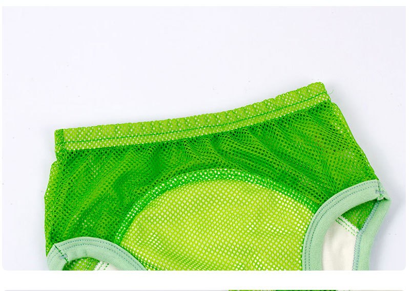 Mesh baby training pants baby toilet training pants waterproof diaper washable gauze learning pants
