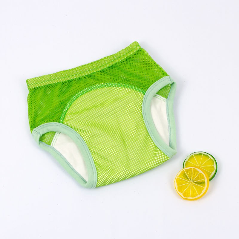 Mesh baby training pants baby toilet training pants waterproof diaper washable gauze learning pants