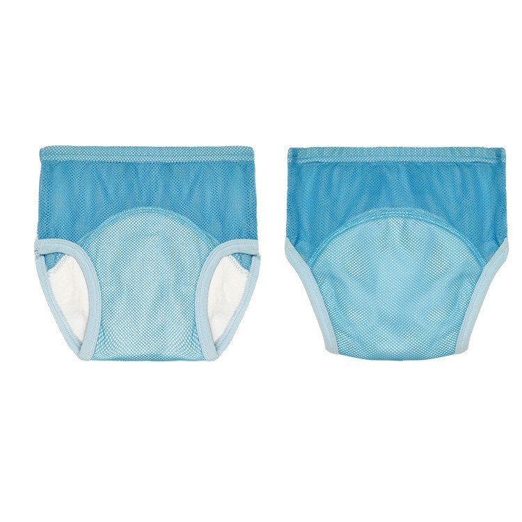 Mesh baby training pants baby toilet training pants waterproof diaper washable gauze learning pants