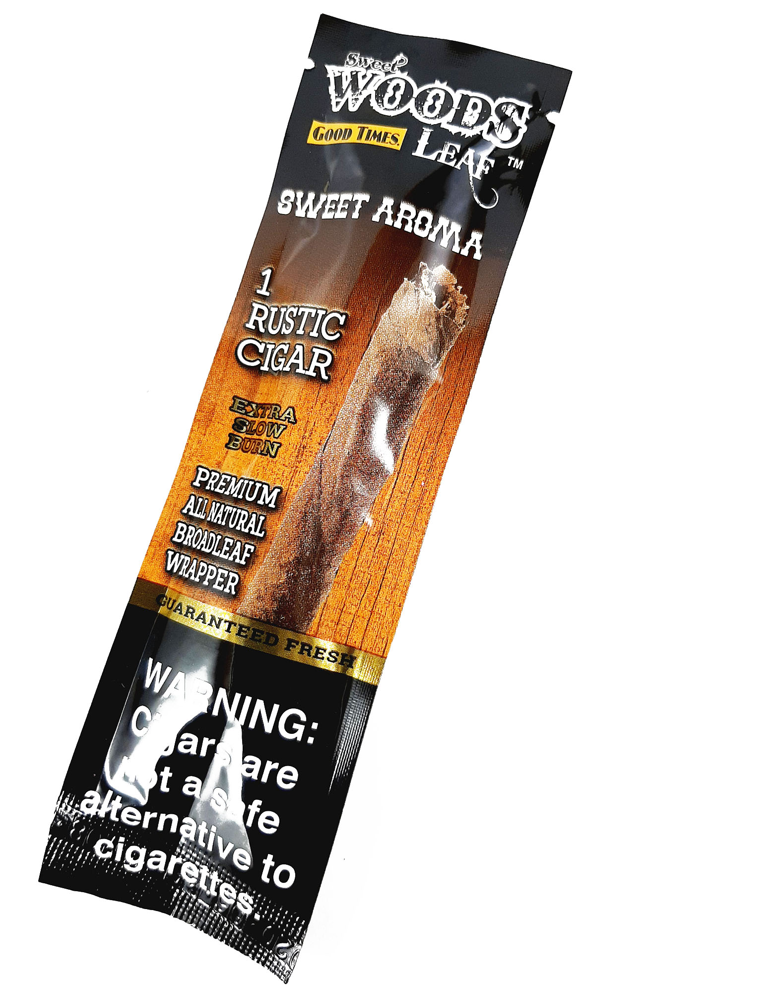 Woods Sweet Aroma Extra Slow Burn Rustic Cigar Premium BroadLeaf Wrapper