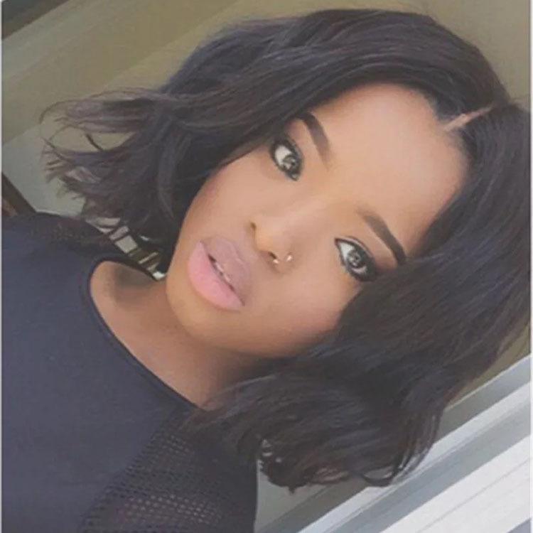 Fashion women&apos;s wigs women&apos;s long curly hair large waves in the parting of the fringe wig