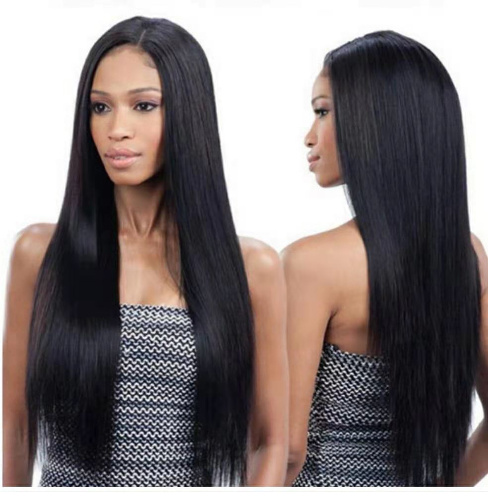 Fast delivery within 1-5 days Beautiful lady wig female natural black girl wig long straight hair women wigs ladies